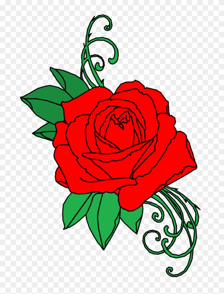 Free Png Red Rose Tattoo Transparent Png Image With - Portable Network  Graphics Transparent PNG - 480x644 - Free Download on NicePNG