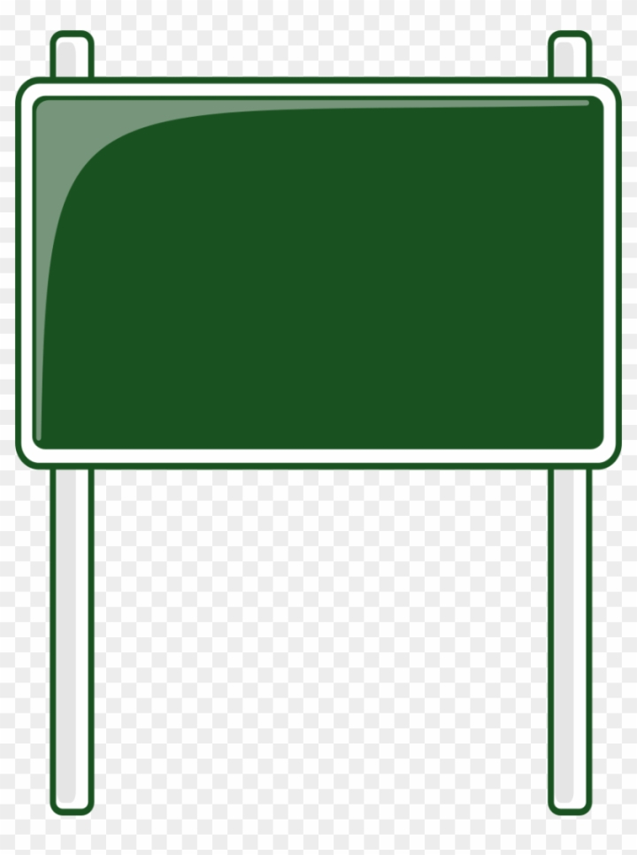 blank interstate sign clip art