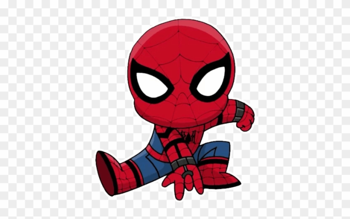 Free: Чиби Telegram Sticker - Spiderman Homecoming Coloring Pages ...