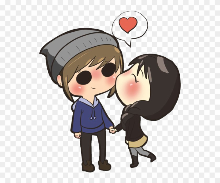 Free: Chibi Png Photos - Cartoon Couple Love Png 