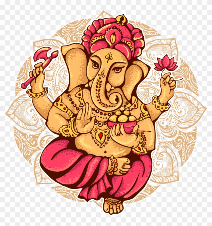Ganesha Shiva Tattoo Vector Images (46)