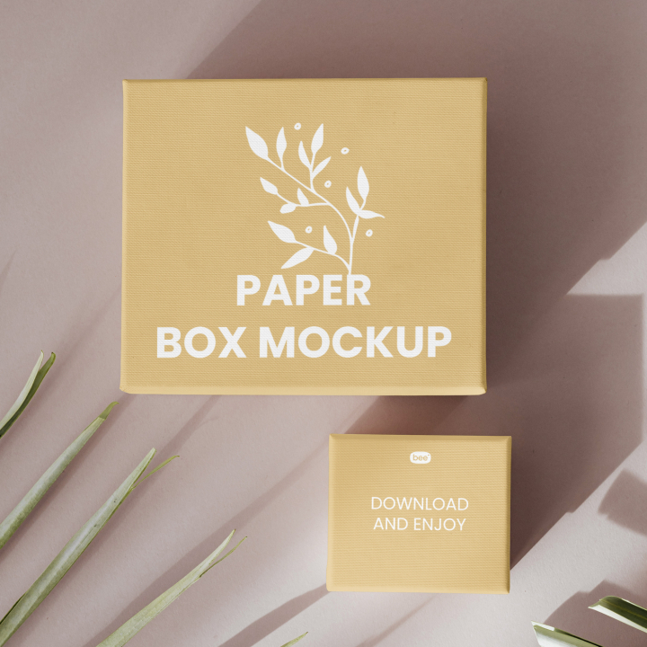 Paper,mockup,Free,Box,Front,View,Mockups,download,eco,freebie,front view,gift,label,lying,oblong,packaging,vertical