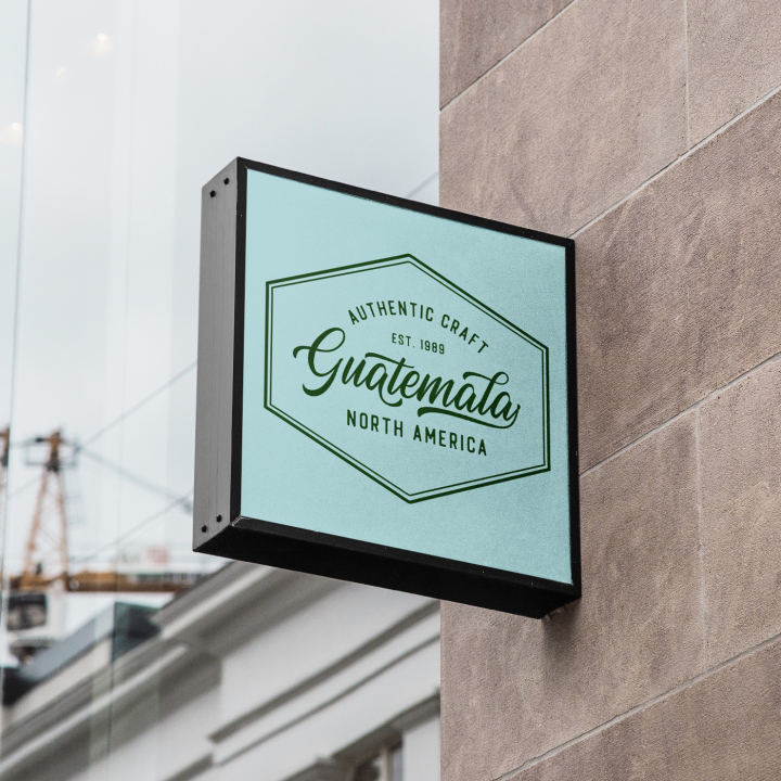 Free,Square,Sign,on,Wall,Mockup,cafe,download,free,freebie,hanging,metal,oblong,pub,restaurant,rounded,shop,sign,signage,storefront,thick