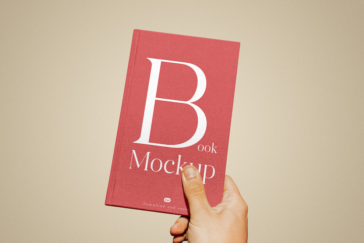 Free,Book,Cover,in,Hand,Mockup,book,calendar,cover,eco,hard cover,notebook,paper