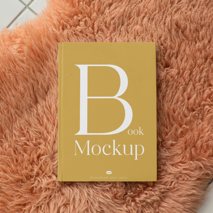Free,Book,on,Shaggy,Blanket,Mockup,book cover,hard cover book,stationery