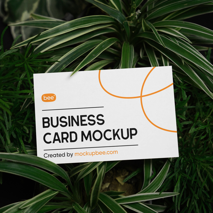Free,Business,Card,in,Grass,Mockup,business card,corporate,eco card,paper card,stationery,visiting card