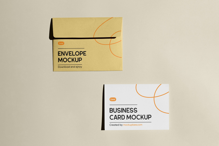Free,Card,with,Envelope,Mockup,corporate envelope,craft envelope,eco card,eco envelope,flyer,greeting card,invitation card,leaflet,paper card,paper envelope,post card,stationery