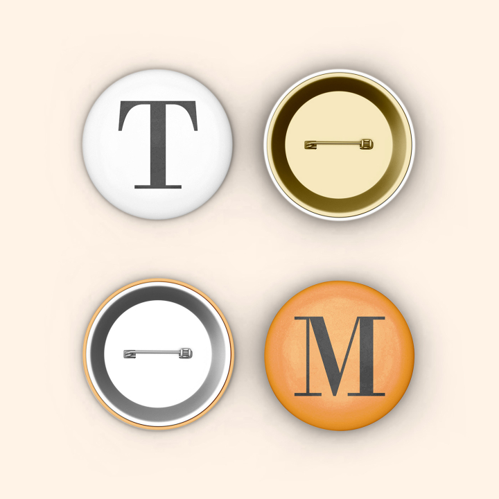 Free,Circle,Tokens,Mockup,circle,pins,rounded,tokens