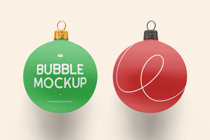 Free,Christmas,Baubles,Mockup,balls,christmas balls,christmas bubbles,christmas tree,decoration,glass,glass balls