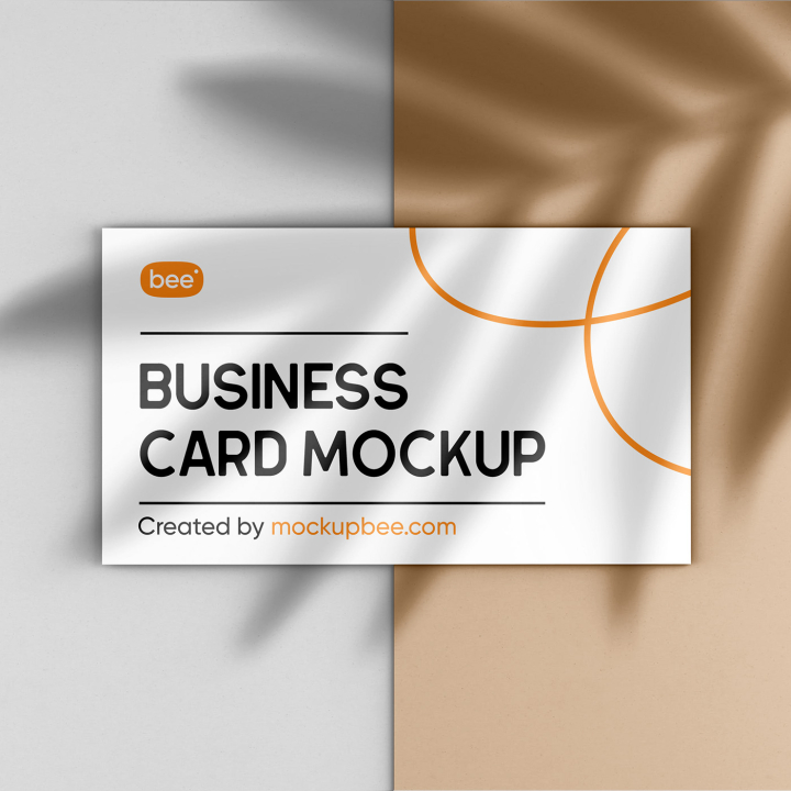 Free,Business,Card,with,Shadow,Mockup,business card,corporate,eco card,paper card,stationery,visiting card