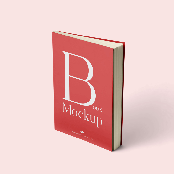 Free,Perspective,Book,Cover,Mockup,book cover,editorial,hard cover book,stationery