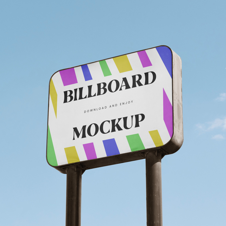 Free,Rectangle,Billboard,Mockup,advertising,banner,billboard,commercial