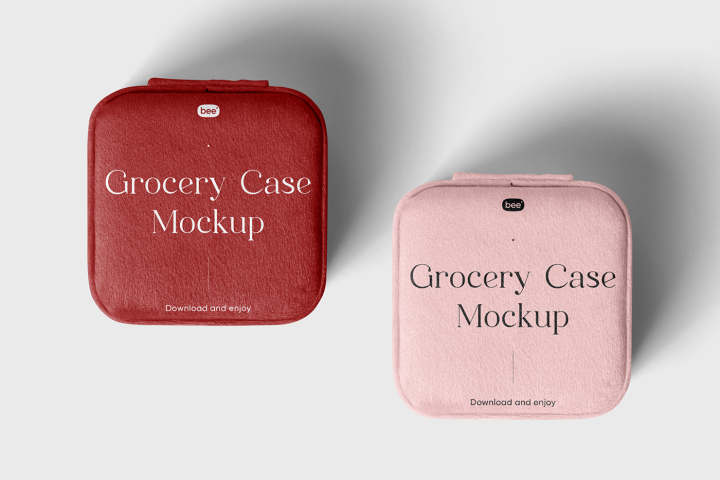 Free,Square,Fluffy,Case,Mockups,box,case,cover,jewelry,label,material,material box