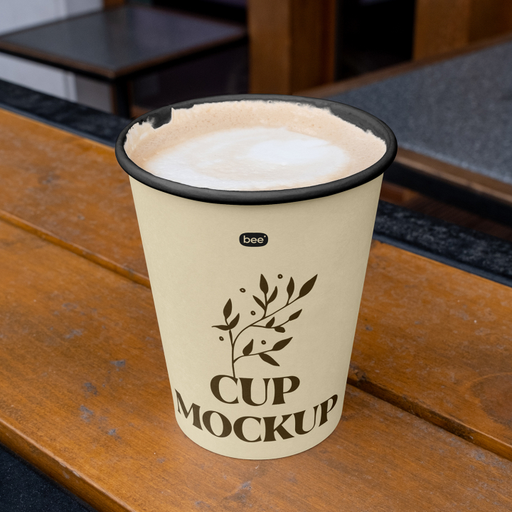 Free,Paper,Cup,with,Coffee,Mockup,coffee cup,eco paper cup,packaging,paper cup,take away