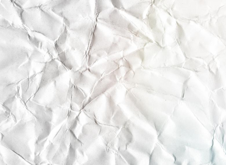 Crumpled Sheet Of White Paper - Free Texture
