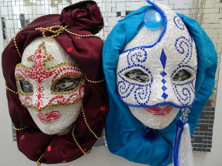 venetian,woman,carnival,masks,netstockvault